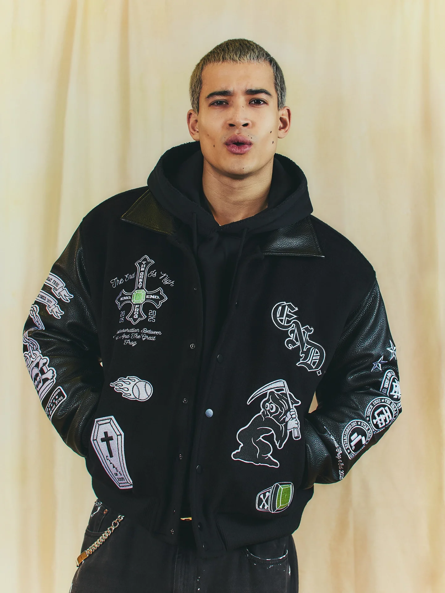 TGF x END. Varsity Jacket - Image 7